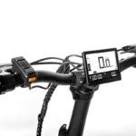 bici elettrica icone particolare manubrio