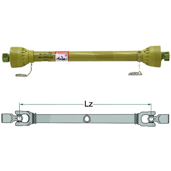 Giunto cardanico trattore categoria 6 Blueline 6x1000