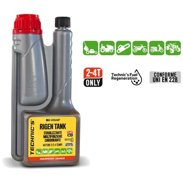 Stabilizzatore di benzina per motori 2 e 4 tempi