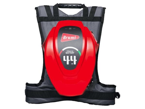 Batteria per abbacchiatore olive con zaino ergonomico 12V 44Ah