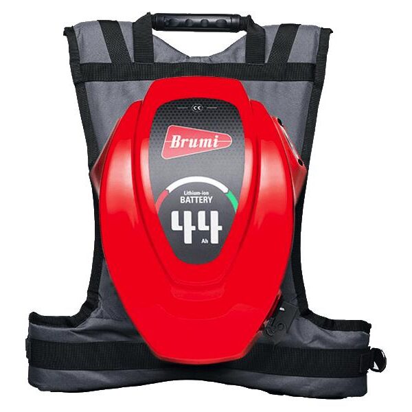 Batteria per abbacchiatore olive con zaino ergonomico 12V 44Ah