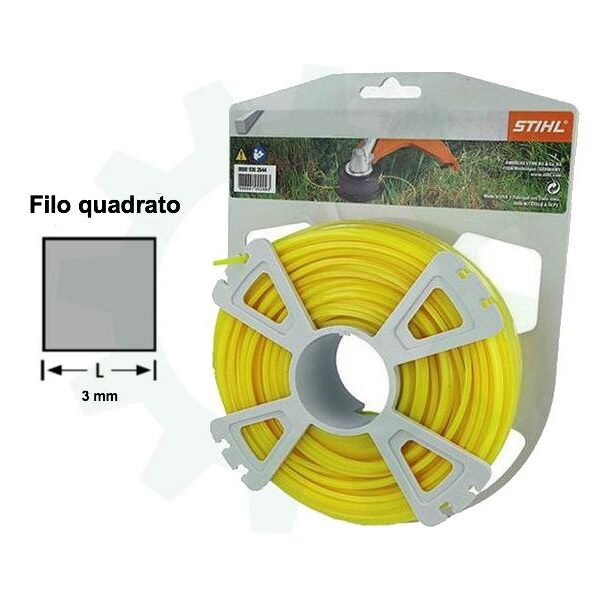 Filo decespugliatore STIHL giallo 3mm quadrato