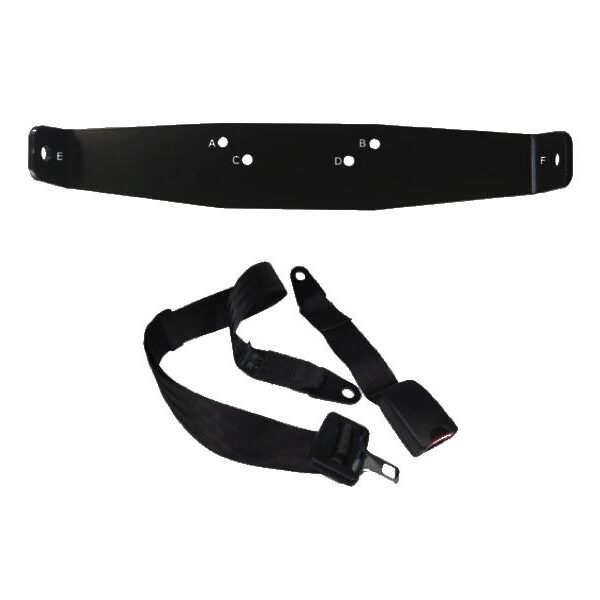 Cinture di sicurezza omologate con staffa e bulloni