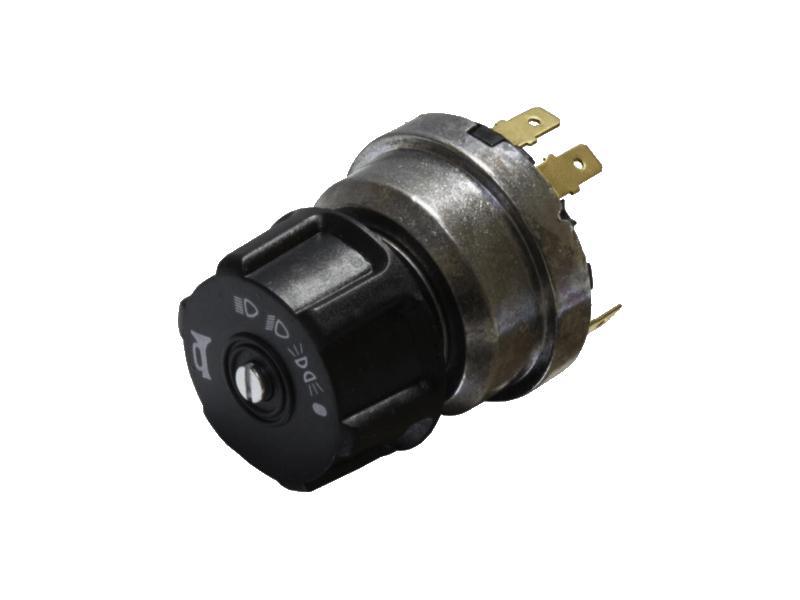 Interruttore a pulsante impermeabile LightHorn da 12 V in metallo per trattore Massey Ferguson | Leroy Merlin