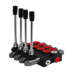 Distributore per trattore con 4 leve e filettatura 3/8