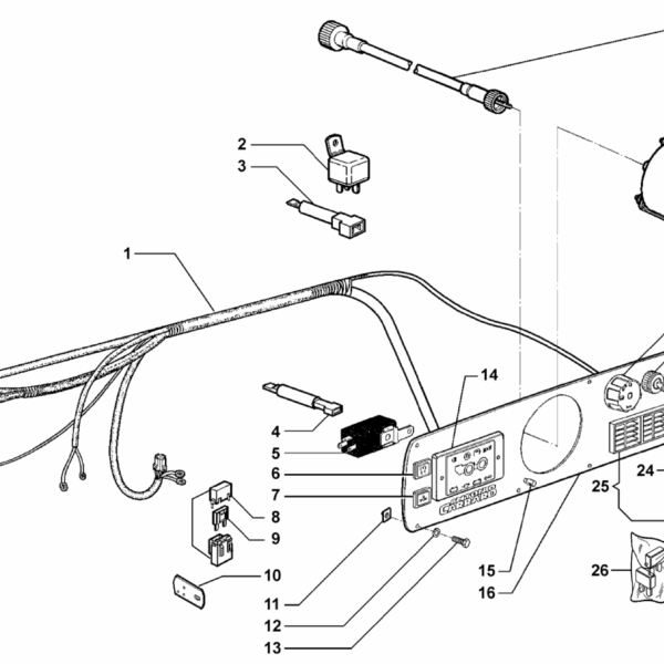 F04-0030 ESPLOSO STRUMENTAZIONE