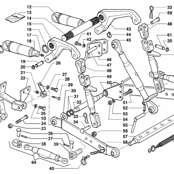 D01-0040 ESPLOSO DISPOSITIVO ATTACCO ATTREZZI