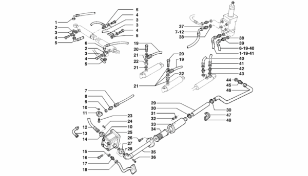 D03-0010 IMPIANTO IDRAULICO DA POMPA A IDROGUIDA