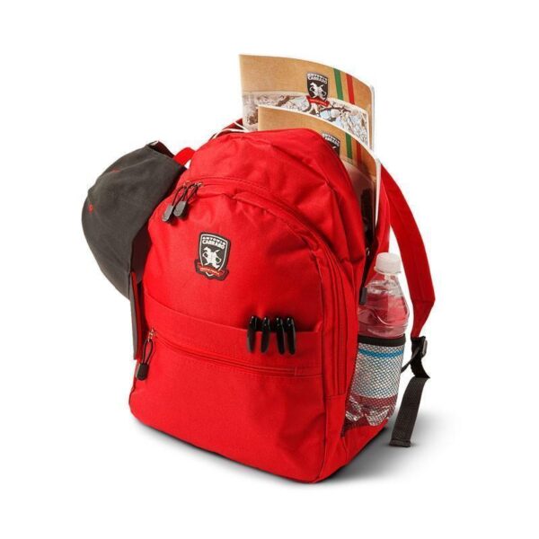 Mini zaino in poliestere 600D personalizzato Antonio Carraro colore rosso