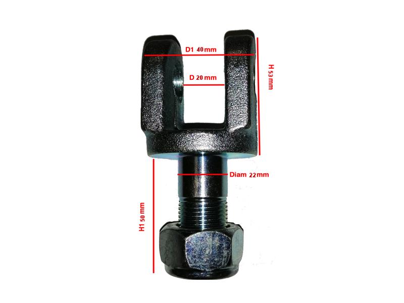 misure forcella per tirante laterale trattore
