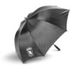 Ombrello modello Golf di colore nero con manico in spugna e logo AC