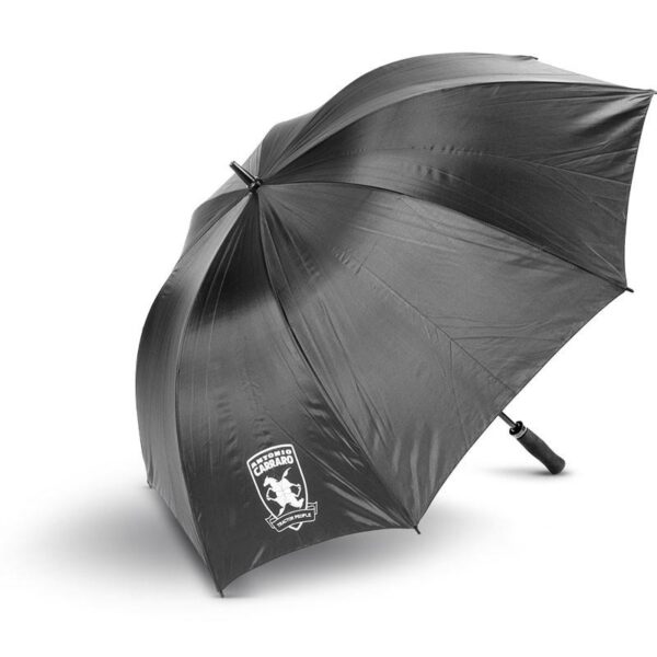 ombrello-modello-golf-1 Ombrello modello Golf di colore nero con manico in spugna e logo AC