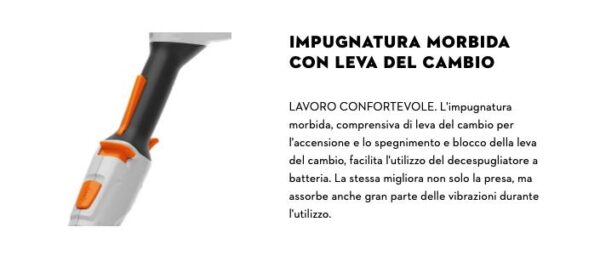 Tagliabordi a batteria STIHL FSA 57 con asta telescopica