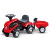 Trattore cavalcabile con rimorchio per bambini Antonio Carraro