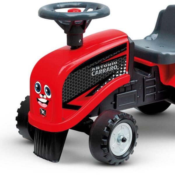 Trattore cavalcabile con rimorchio per bambini Antonio Carraro