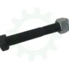 Vite per mazze trincia completa di dado 10.9 AB M 16x100 testa 24mm