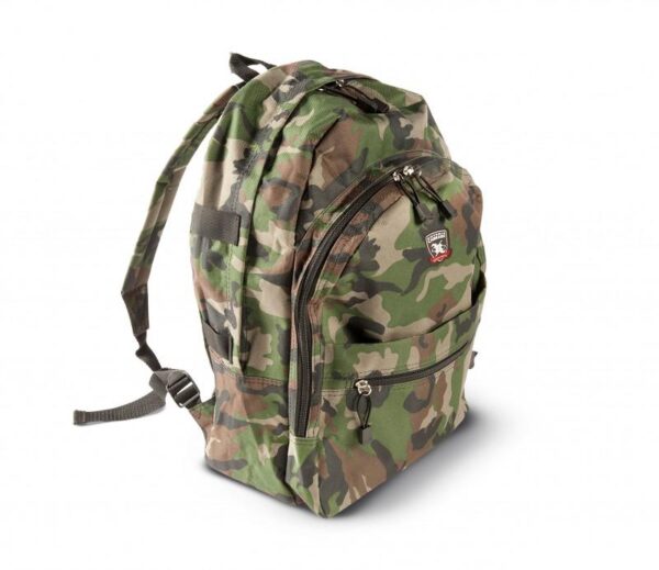 Zaino camouflage piccolo con logo Antonio Carraro ideale per il trekking