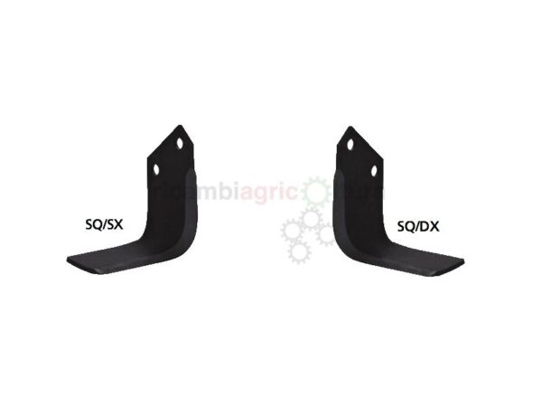 Zappe per fresa Maschio modelli VIRAT e U piatto 80X7 a squadra 10DX e 10SX