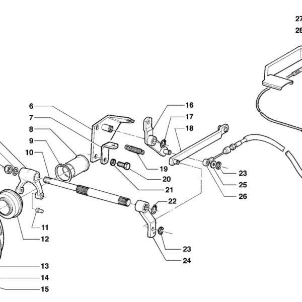 Esploso ricambi frizione Supertigre serie 21 Antonio Carraro